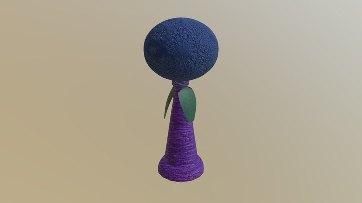 Space Fungus Tree 2 3D Model