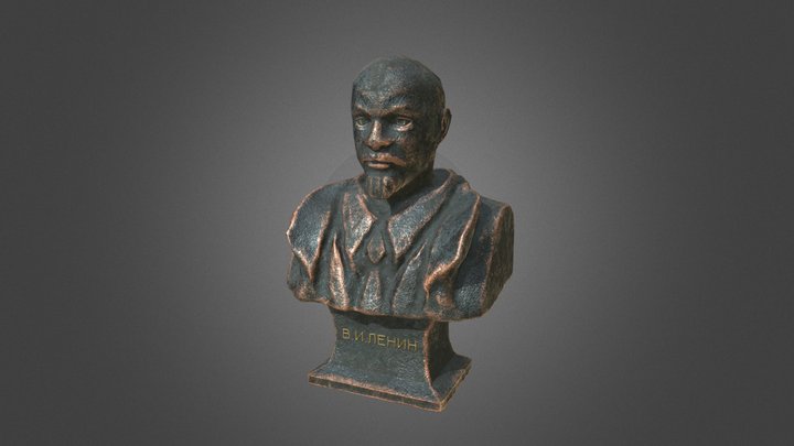 Lenin Bust 3D Model