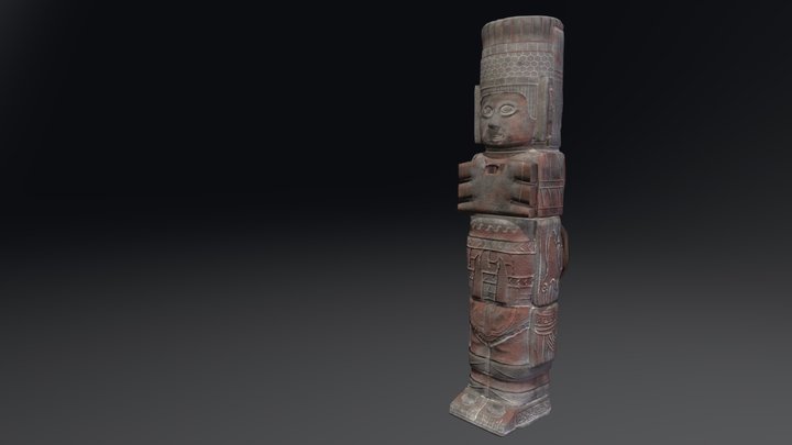 Atlante de Tula 3D Model