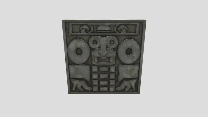 Temple Door 3D Model
