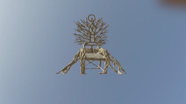 Angelic Throne Scan 3D Model