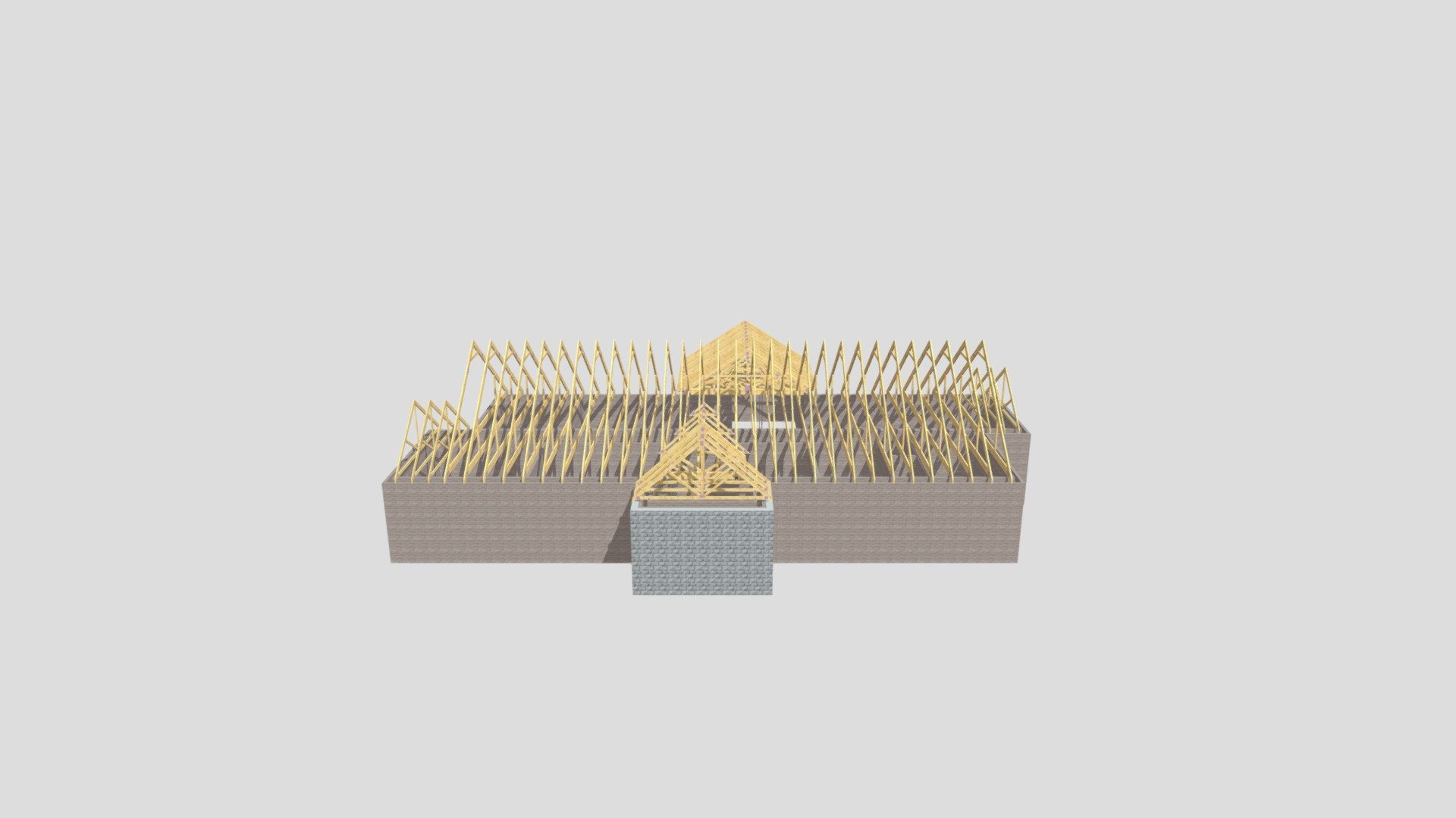 Fagan House_ Truss_ Roof - Download Free 3D model by Dermf [3e5a9ea ...