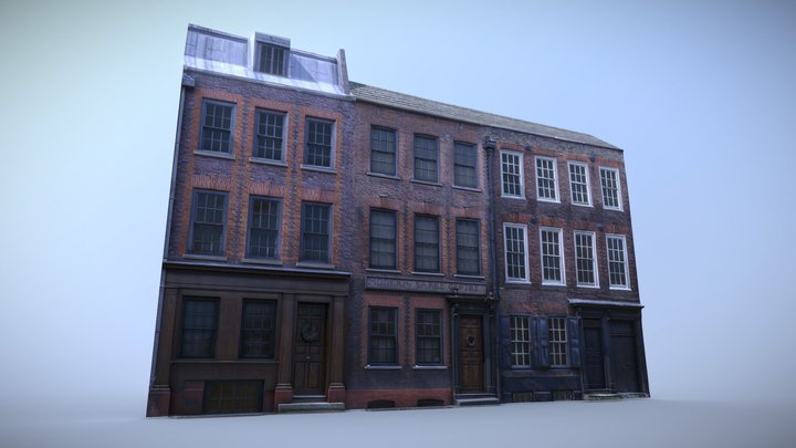 Victorian Buildings Photogrammetry Scan 2 3D Model