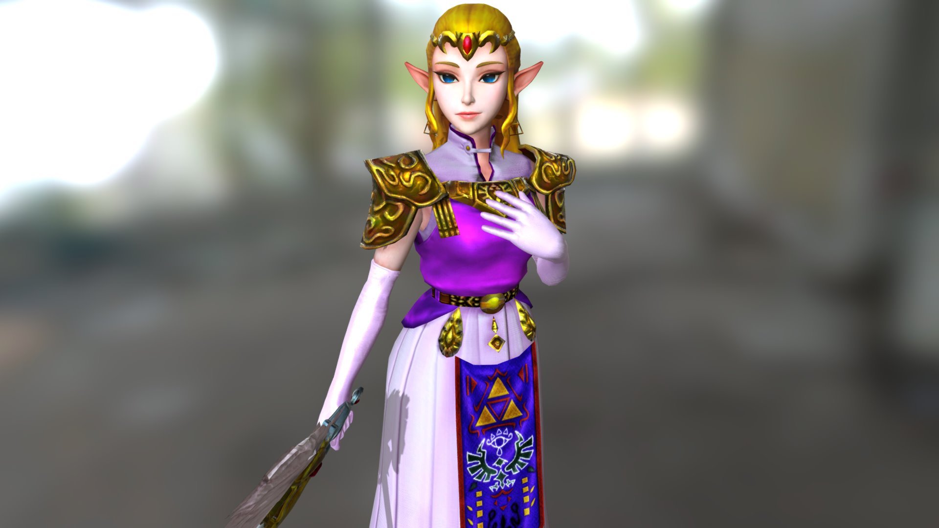 Zelda Ocarina Of Time Unused Woman - 3D model by K98modeler (@K98modeler)  [43d7966]