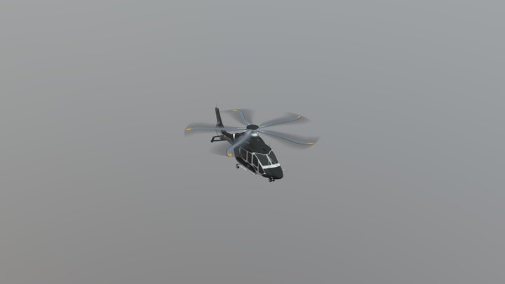 Helicopter H160 3D Model