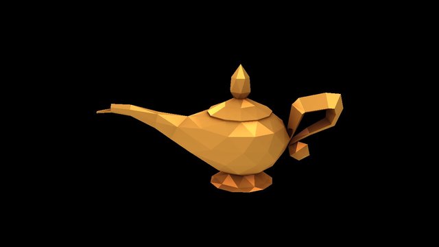Magic Lamp 3D Model