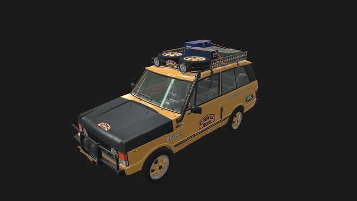 Range Rover Camel trophy 3D Model