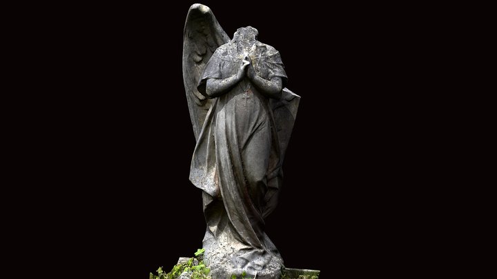 Headless angel, Southampton Old Cemetery 3D Model