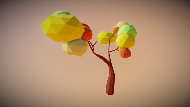 Arbol - Tree - lowpoly 3D Model