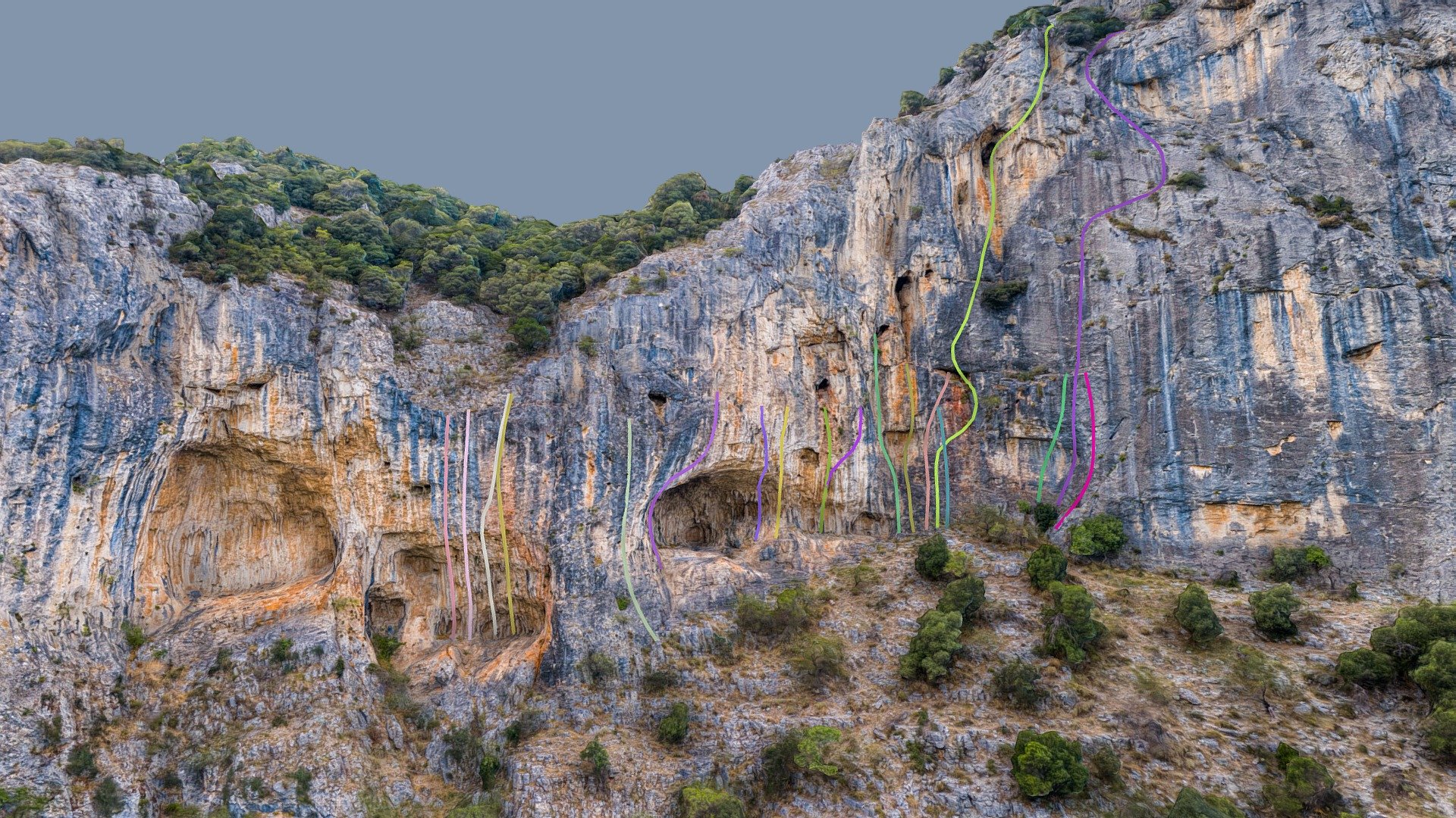 Virtual Mount Tempi Petalo Elanas Sector 1 — Sketchfab embed 3D viewer