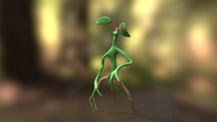Pickett the Bowtruckle 3D Model