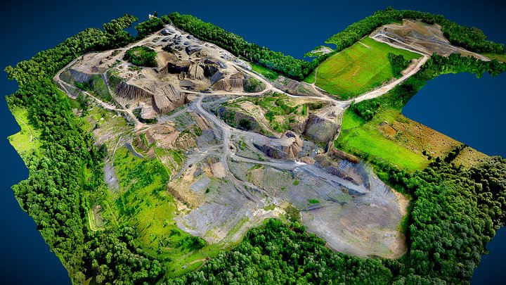 Pennsylvania Rock Quarry 3D Model