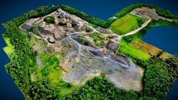 Pennsylvania Rock Quarry (Rev) - 3D model by RockRun [429a067] - Sketchfab