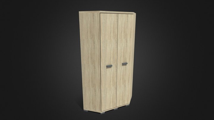 Modern Wardrobe 3D Model