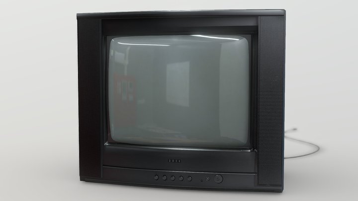 80's Television 3D Model