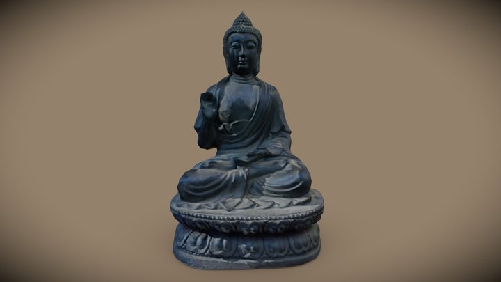 Buddha Game Asset Two 3D Model