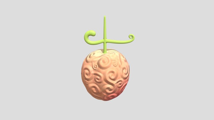 Jiki Jiki no Mi One Piece Devil Fruit 3D model 3D printable