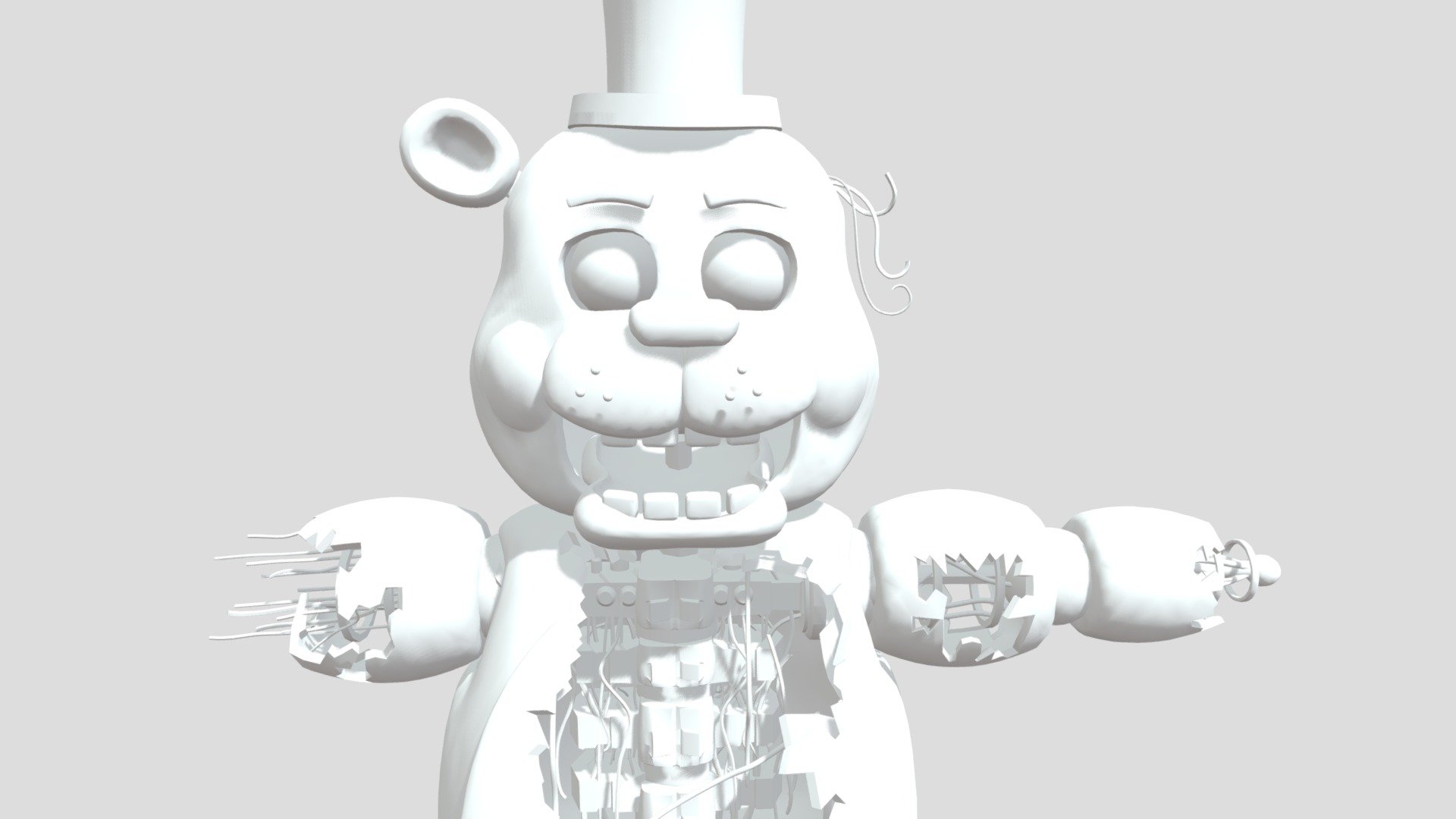 Concept Phantom Toy Golden Freddy Bunzai - Download Free 3D model by ...