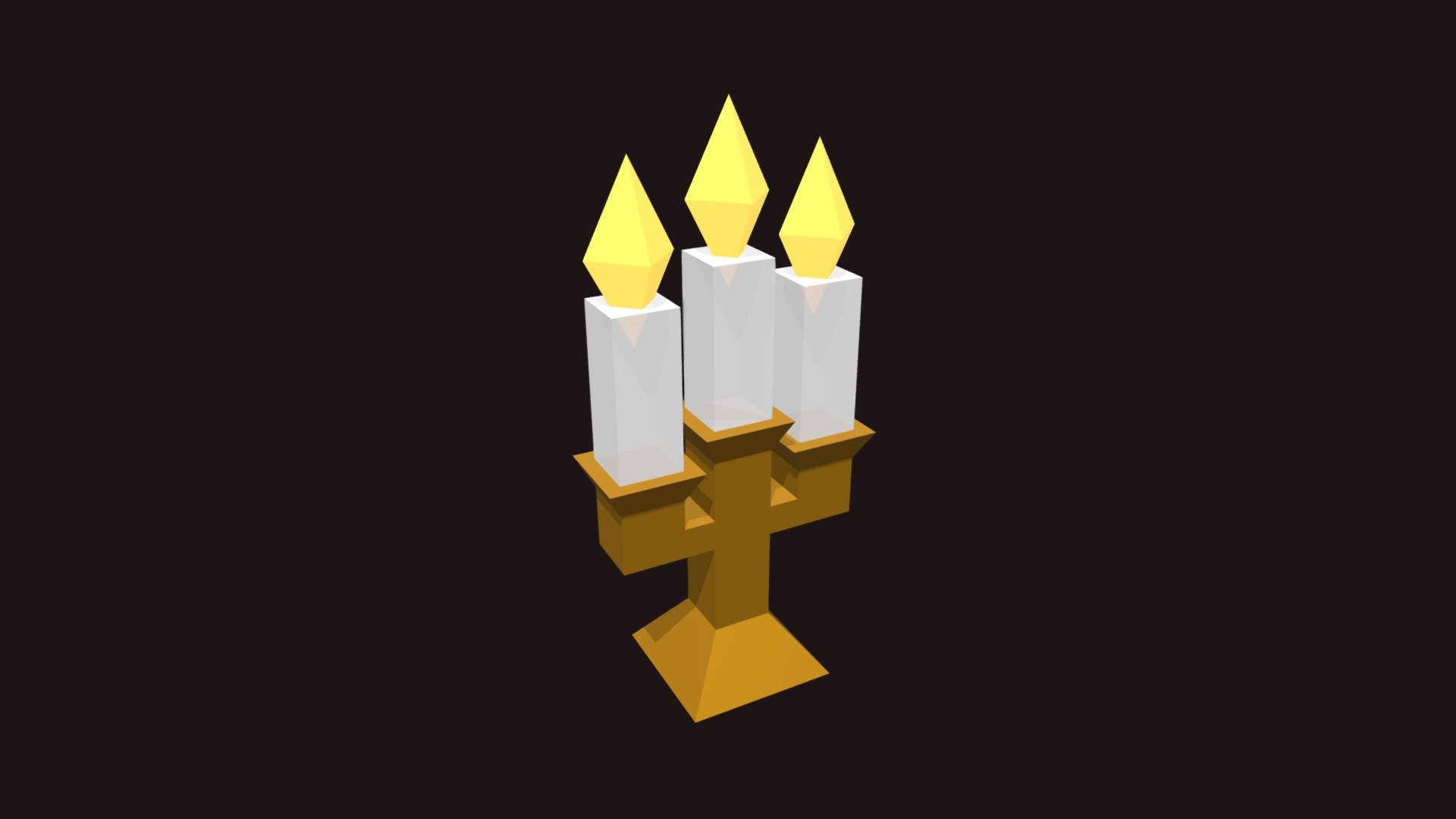 Candle Stand02 0.15x0.3x0.5