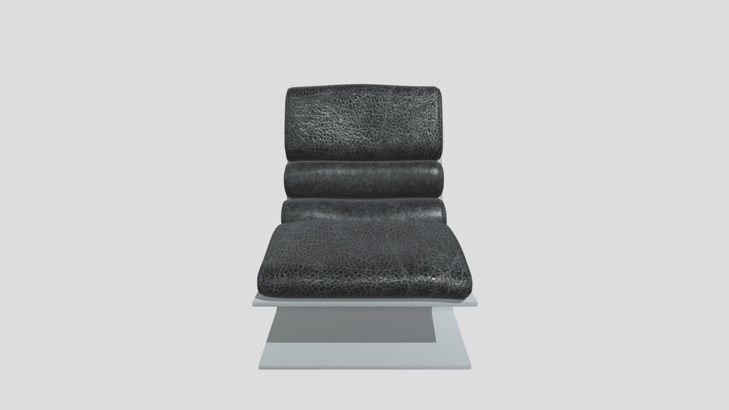 Leather Lounge Chair Space Age