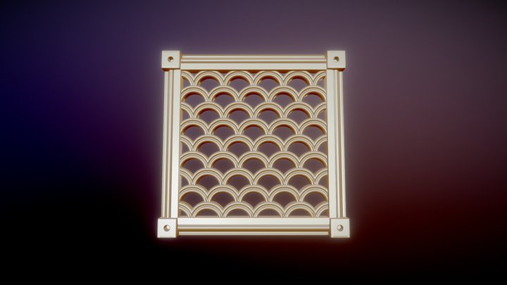 Ventilation Grill 3D Model