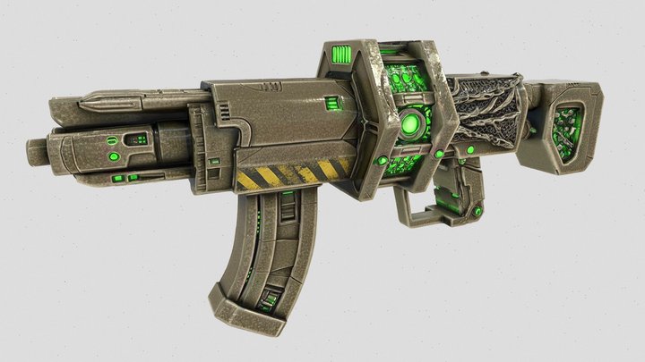 Steampunk-]X[-Rifle-Epsilon – Modèle 3D gratuit STL