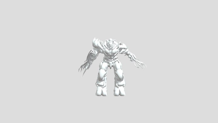 Megatron RoTF with and without hands 3D Model
