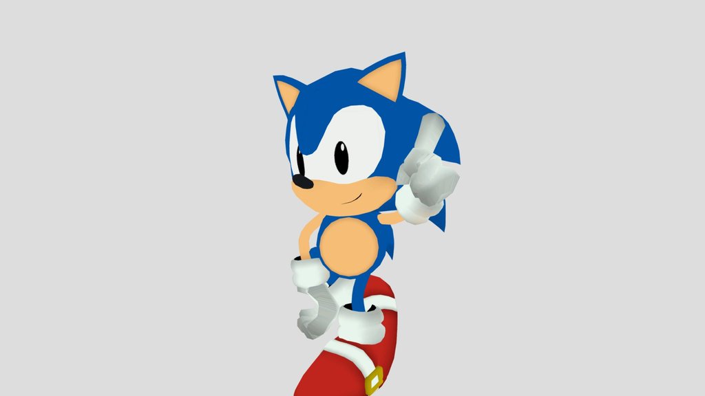 Sonic A 3d Model Collection By Gabrielgt16 Sketchfab