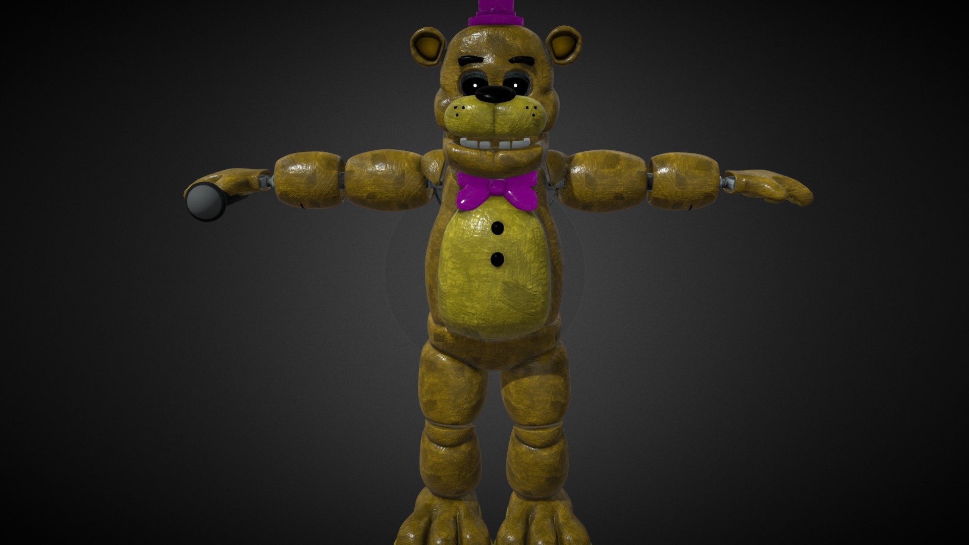 Fredbear FNAF UCN Download Free 3D Model By Gotbeans Owen Cameron   F35019f3333e40b0a375b87b63e3bd8f 