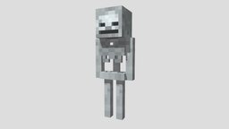 Minecraft Skeleton Redesign - 3D model by Ez3z [6e5ee4e] - Sketchfab