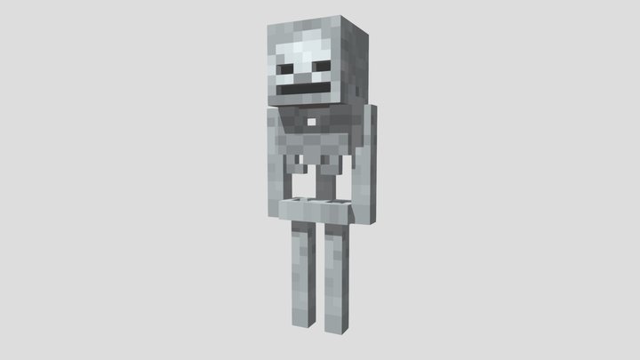 Skeleton Minecraft Storymode Model 3D Model