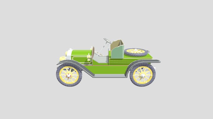 Car old Lambert 3D Model