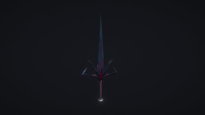 Bloodstone Dagger 3D Model