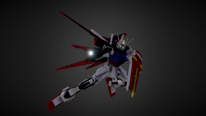 Strike Gundam 3D Model