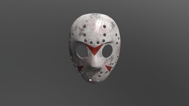 Jason Voorhees Mask 3D Model