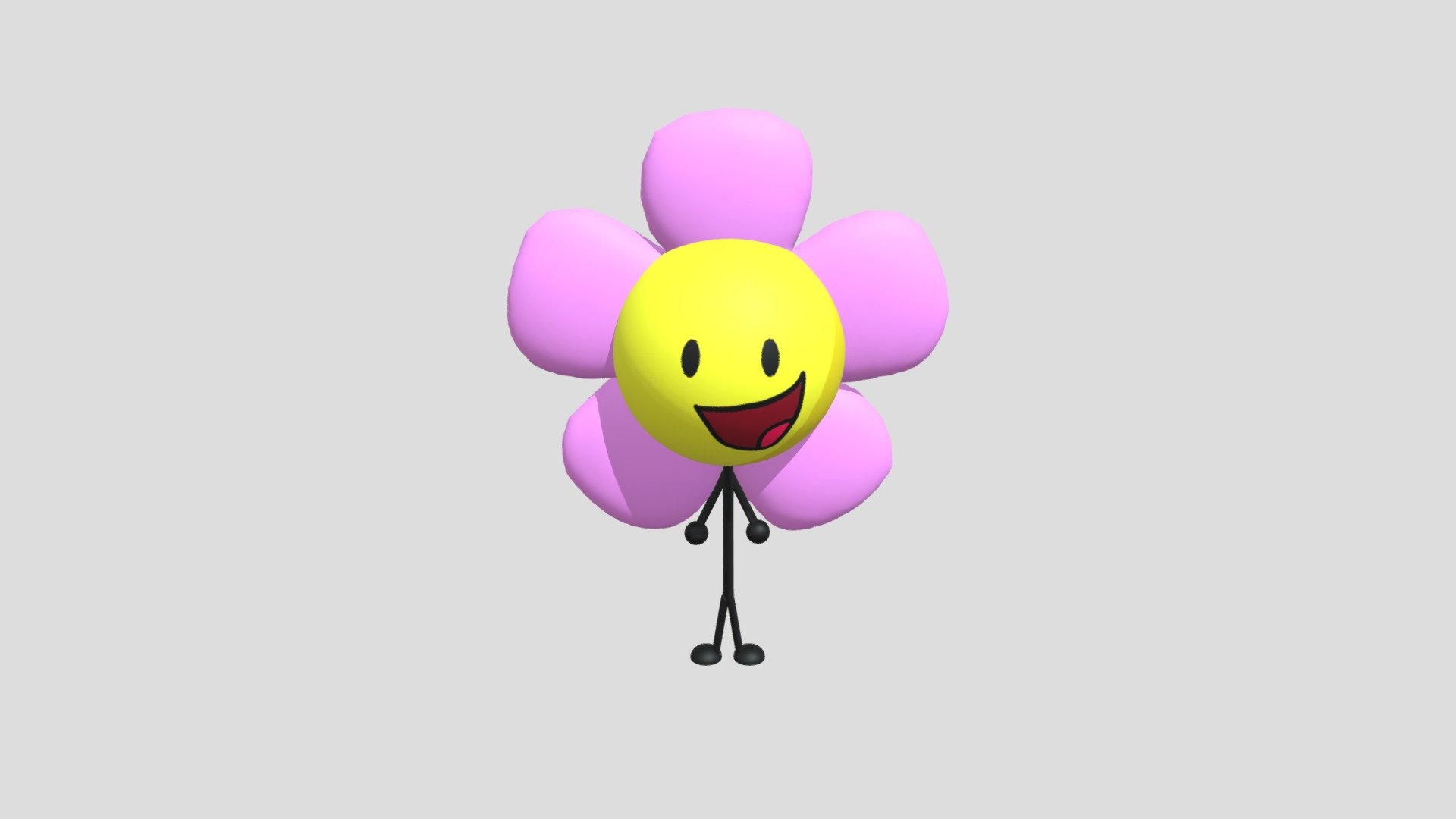BFDI FLOWER - Download Free 3D model by Cartoon cat oficial ...