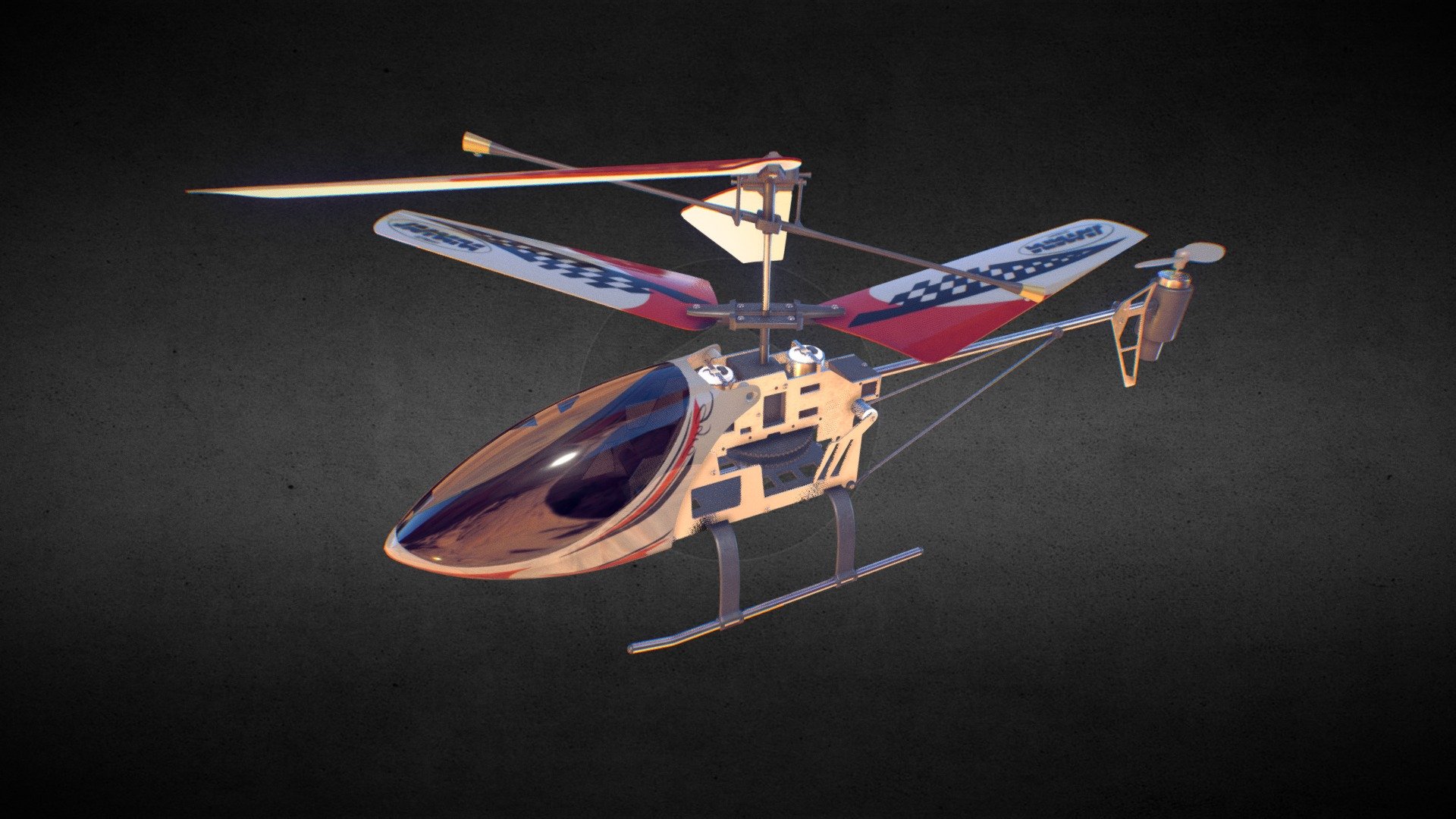 Gyrocopter 3D model by Johannes Vollmer (ryanous) [3e6523b] Sketchfab
