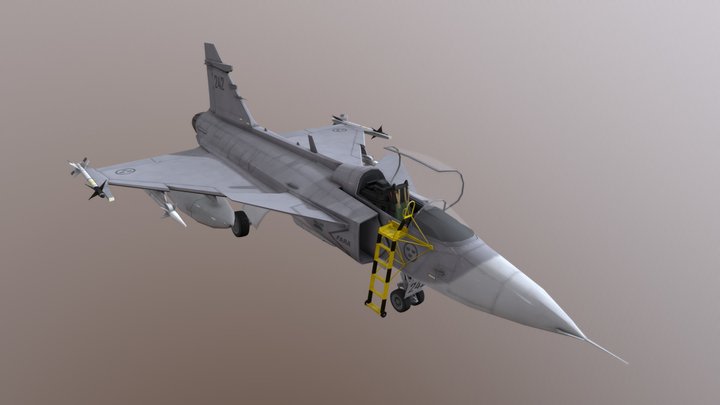 JAS 39 Gripen - #1 (2011) 3D Model