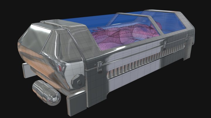 Scifi - Cryogenic Sleep 3D Model