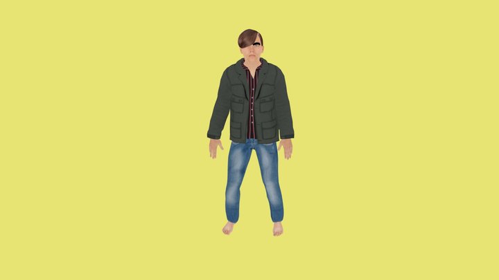 Middle Age Man | Rigged & Animated | FREE 3D Model