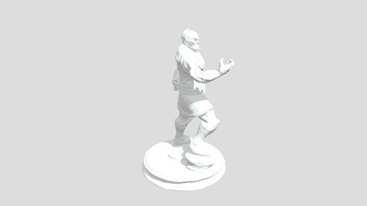 Darkseid Figure for 3D Print 3D Model