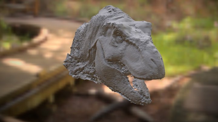 Jurassic Park T-Rex Prototype Scan 3D Model