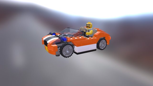 Lego Dude Johnny 3D Model