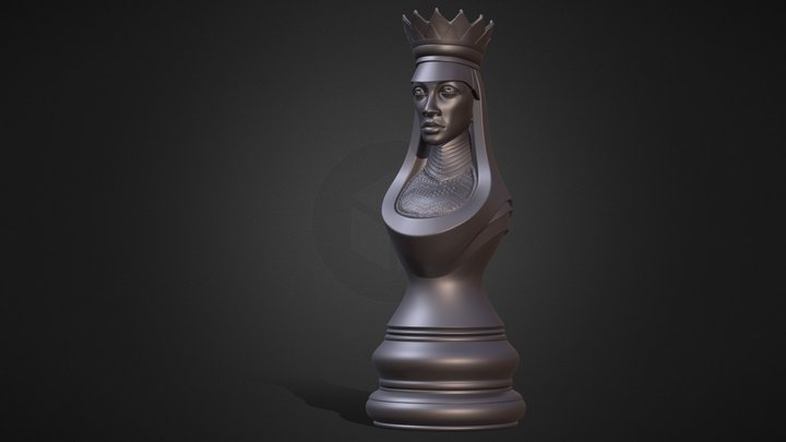 Chess Figure 1 3D Model