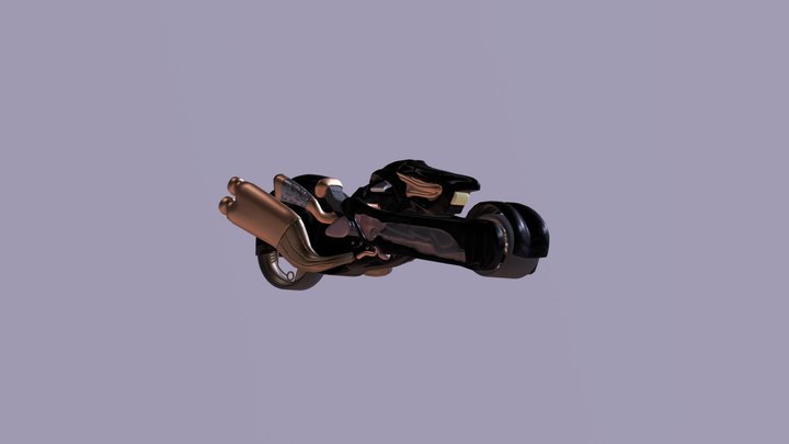 Moto Fenrir 3D Model