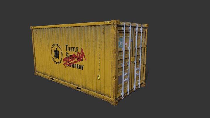 Shipping Container 3D Model