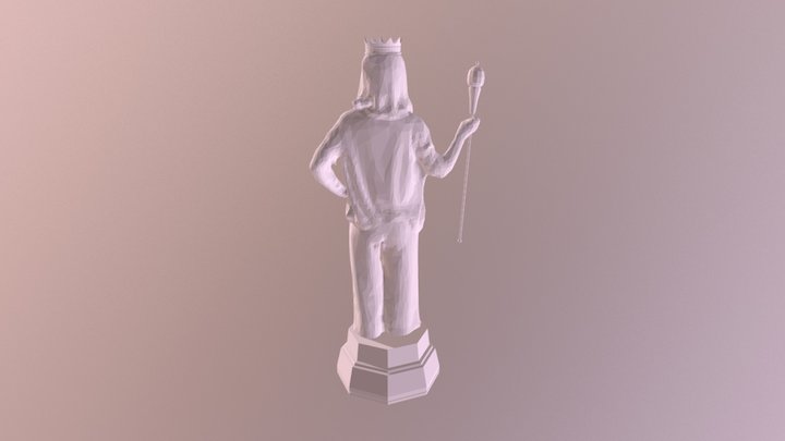 White Queen Chess Model 3D Model