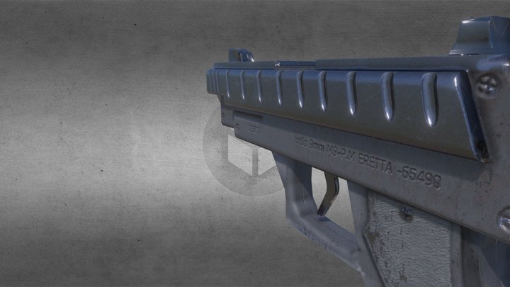 Pistol - Game Ready 3D Model