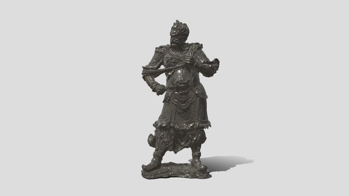 Buddha Statues 004 3D Model
