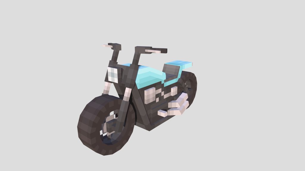 Harley styled motorcycle - Minecraft